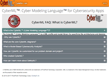 Tablet Screenshot of cyberml.com